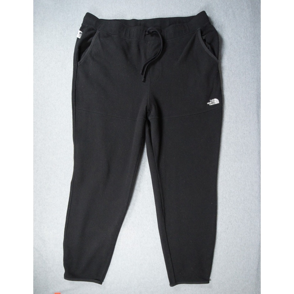 The North Face Pants Mens Large Black Jogger Fleece Polartec Circular Design